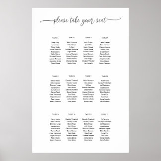 Poster Modèle du graphique Plan d'installation