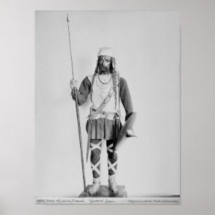 Poster Modèle d'un guerrier franquiste