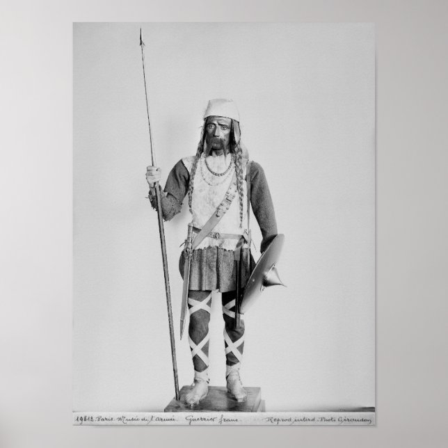 Poster Modèle d'un guerrier franquiste (Devant)