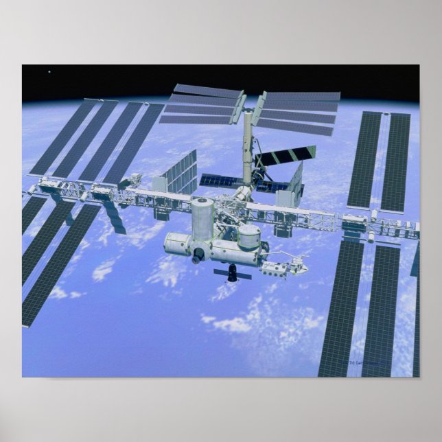 Poster Modèle d'une station spatiale internationale (Devant)