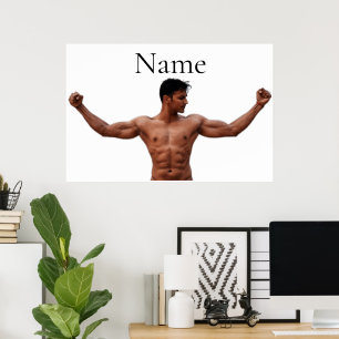 Poster Modèle Fitness Homme Thunder_Cove