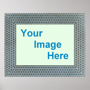 Poster Modèle frontalier de l'affiche décorative