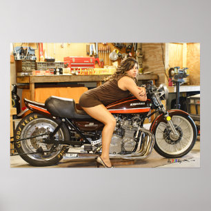 Poster Modèle Hot + Un Dragbike Hot Classic