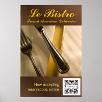 Poster Modèle Le Bistro