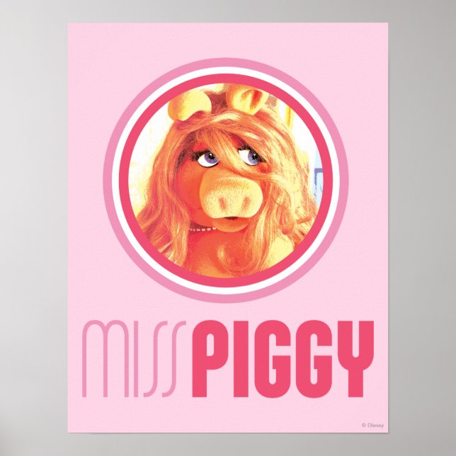Poster Modèle Mlle Piggy (Devant)