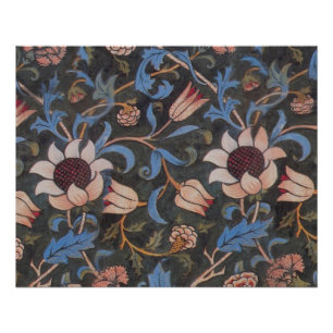 Poster Modèle William Morris Evenlode : Vintage Moody