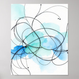 Poster Modern Abstract Line Art Wall Prints Set of 3