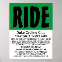 Modern Bold, Cycling Club Publicité
