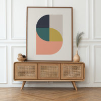 Moderne Abstrait élégant minimaliste géométrique
