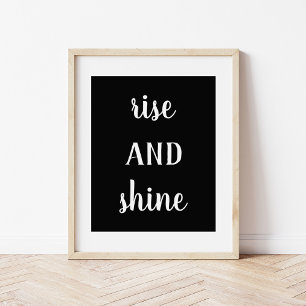 Poster Moderne Agritourisme Monter et Briller Imprimer
