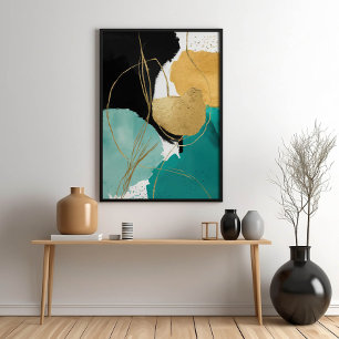 Poster moderne contemporain Abstrait Zen