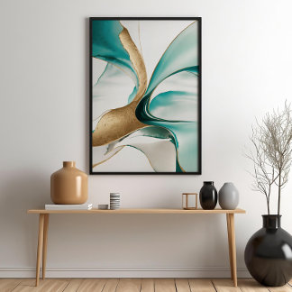 Poster moderne contemporain Abstrait Zen