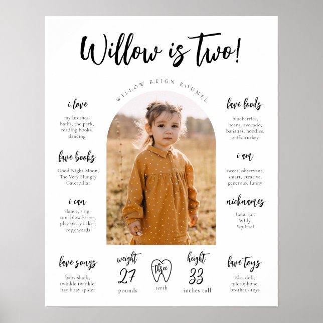 Poster moderne de jalon | Poster de jalon (Devant)