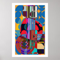 Poster moderne du milieu du siècle