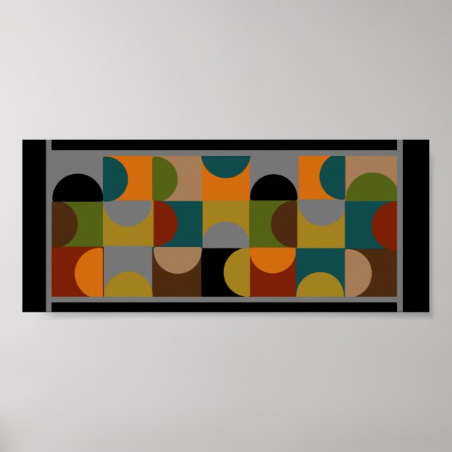 Poster Moderne du milieu du siècle (Devant)