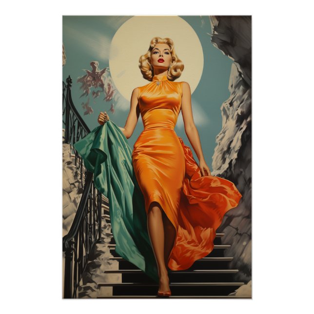 Poster Moderne du milieu du siècle (Devant)