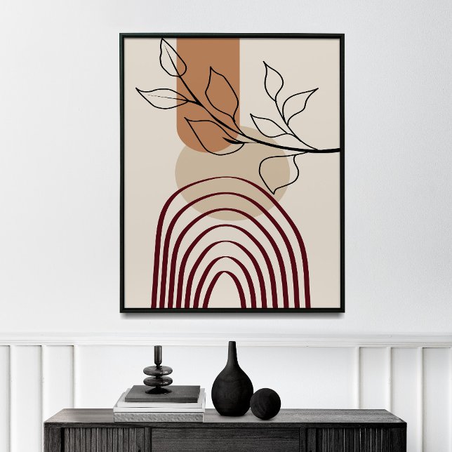 Poster moderne du milieu du siècle, Art mural (Créateur téléchargé)