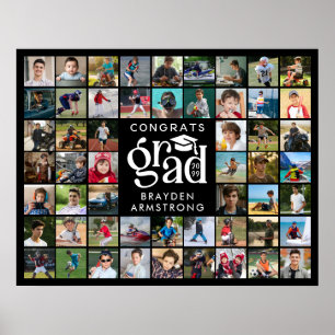 Poster Moderne Grad 54 Photo Collage Gras Type Casquette