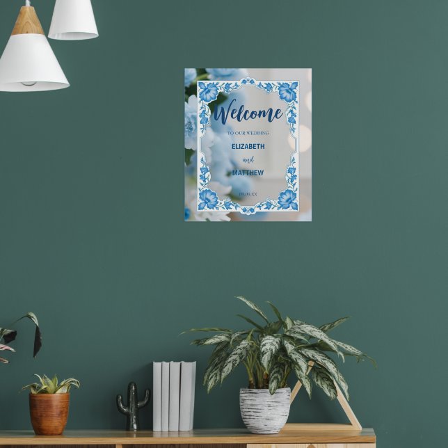 Poster Moderne minimaliste classique Fleurs mariage (Salon 1)