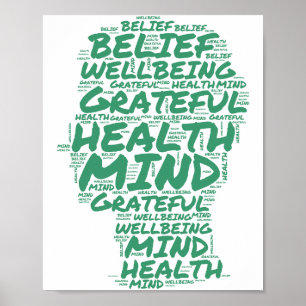 Poster Moderne minimaliste Gratitude Wall Art
