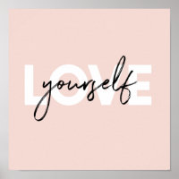 Moderne Pastel Aimez-Vous Motivation Citation Cade