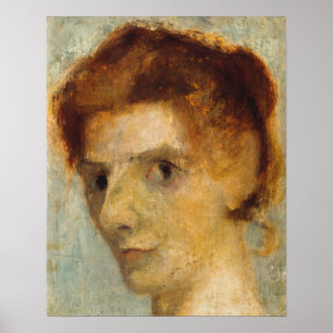 Poster Modersohn-Becker - Autoportrait 1898
