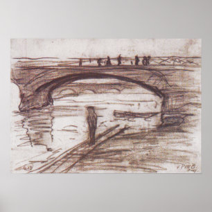 Poster Modersohn-Becker - Bridges In Paris 1905