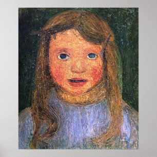 Poster Modersohn-Becker - Chef D'Une Petite Fille (Elsbet