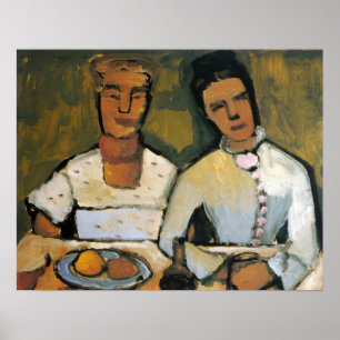 Poster Modersohn-Becker - Lee And His Sister Hoetger 1907
