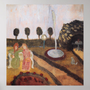 Poster Modersohn-Becker - Les Femmes Dans La Fontaine De 