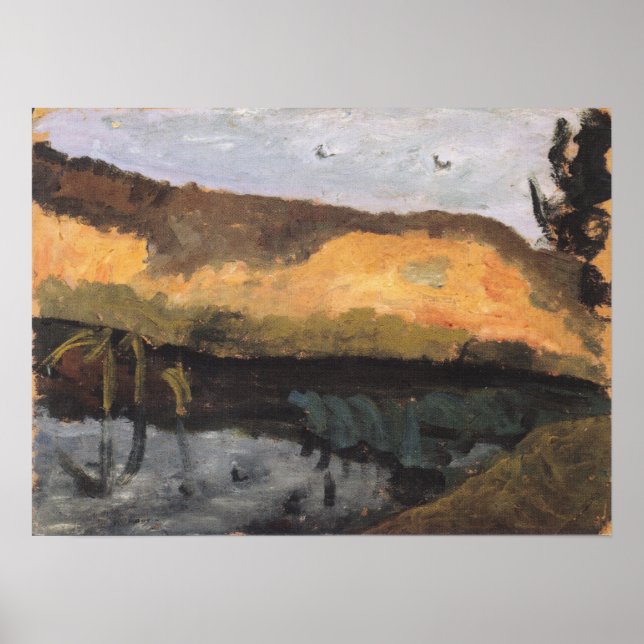 Poster Modersohn-Becker - Sand Pit 1900 (Devant)