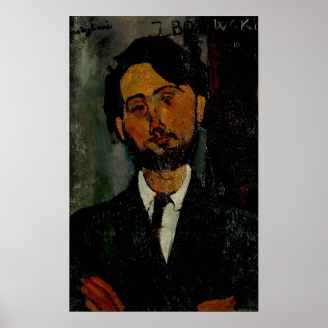 Poster Modigliani - Leopold Zborowski (Devant)