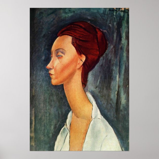 Poster Modigliani - Lunia Czechowska 1919 (Devant)