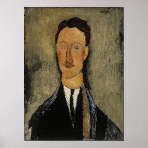 Poster Modigliani - Portrait de l'artiste Léopold Survag