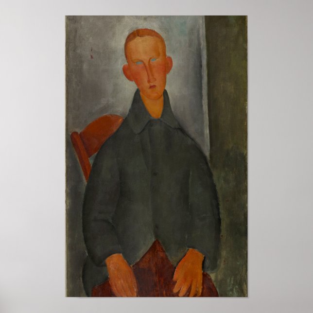 Poster Modigliani Young Man Art moderne Imprimer (Devant)