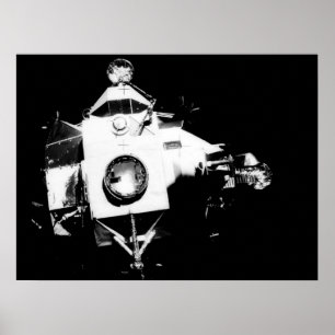 Poster Module Lunaire Apollo 13 Aquarius