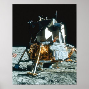 Poster Module lunaire sur la Lune