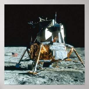 Poster Module lunaire sur la Lune