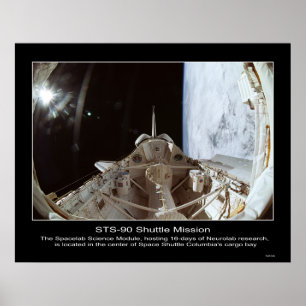 Poster Module spatial NeuroLab STS-90.