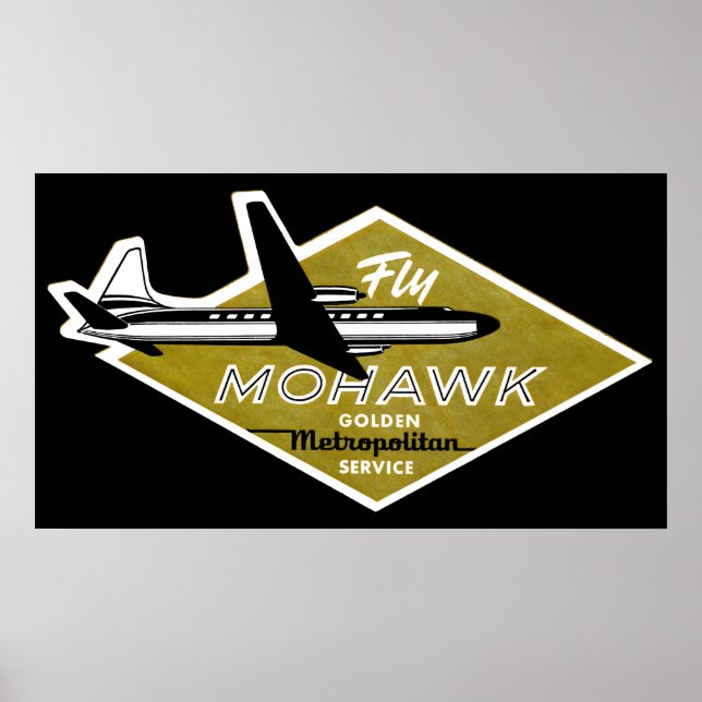 Poster Mohawk Airlines II 1960 (Devant)