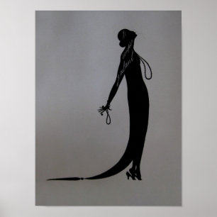 Poster Moi Fashion Plate CANVAS & TAZE OPTIONS -