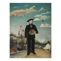 Moi-même : Portrait – Paysage, Henri Rousseau 1890