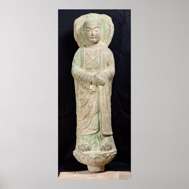 Poster Moine, de Dunhuang, province du Gansu (Devant)