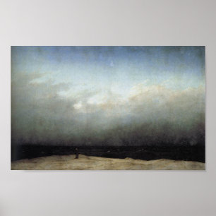 Poster Moine par la mer