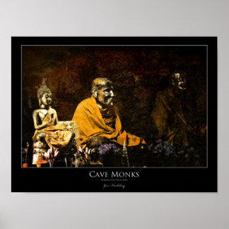 Poster Moines cavernes