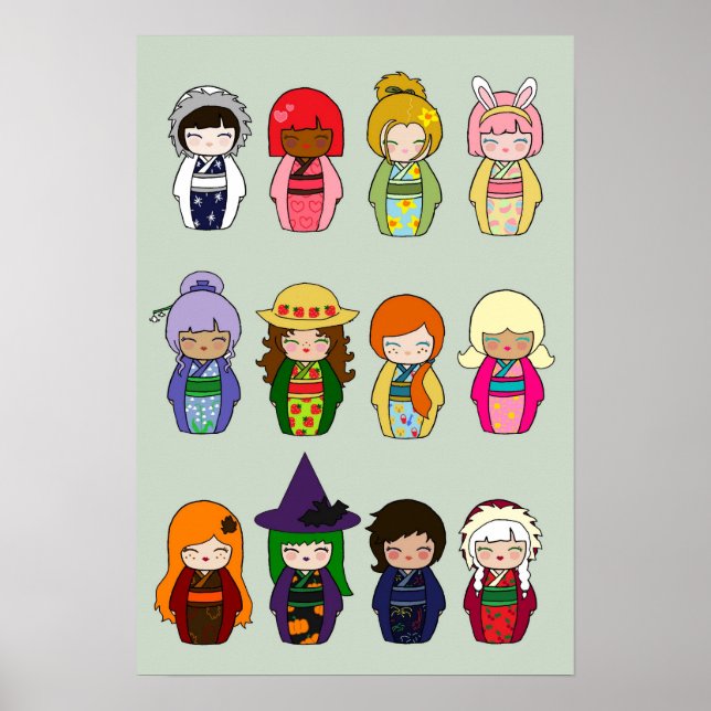 Poster Mois de Kokeshi (Devant)