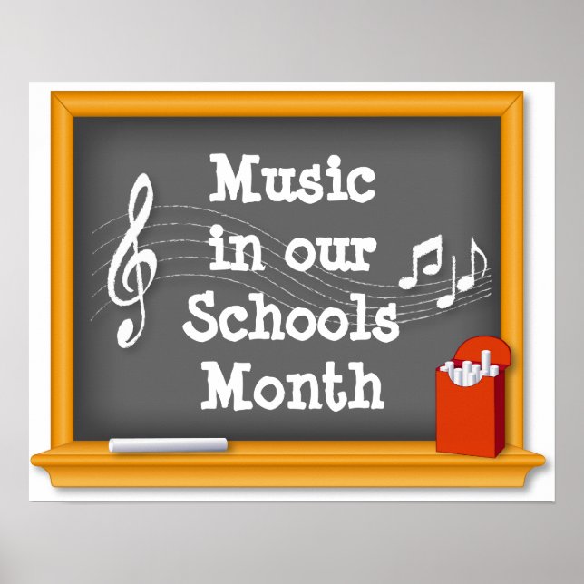 Poster Mois de la musique dans nos écoles (Devant)
