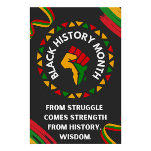 Poster Mois de l'histoire des Noirs