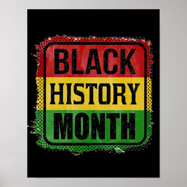 Poster Mois de l'histoire des Noirs (Devant)