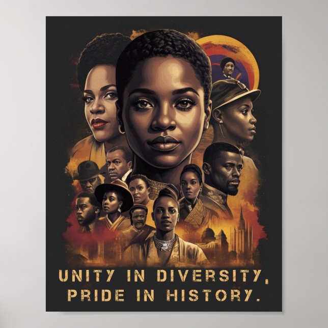 Poster Mois de l'histoire des Noirs (Devant)